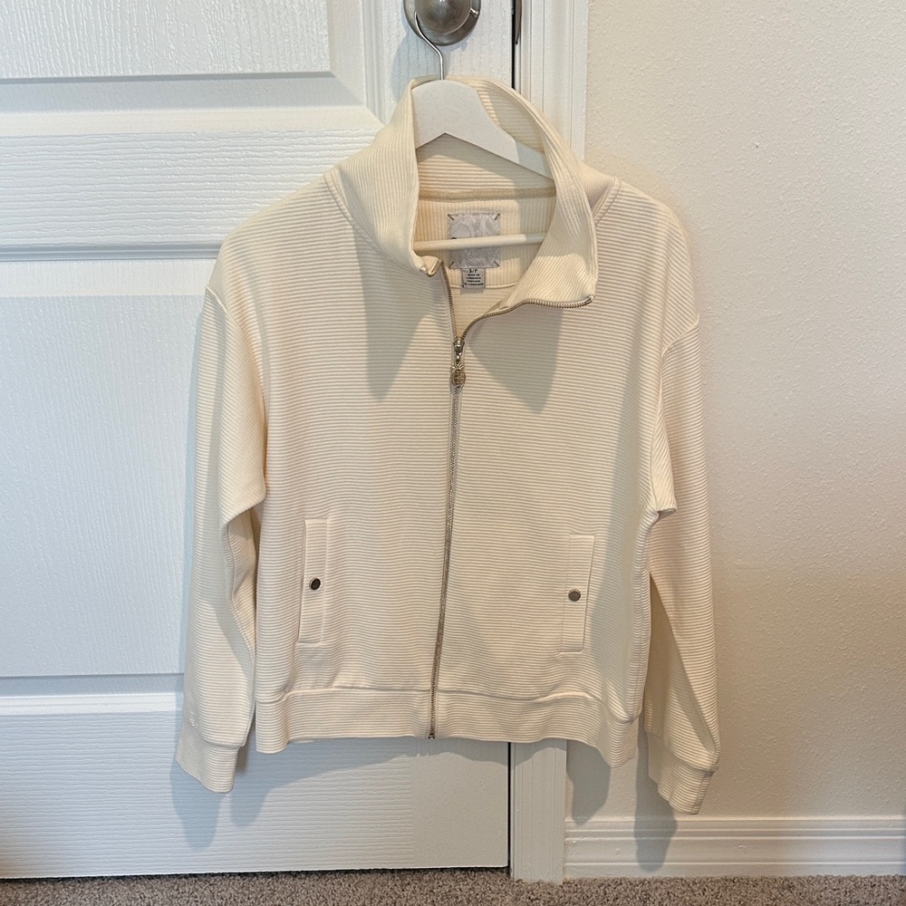 Tommy Bahama Off-White Ribbed Sweater